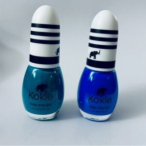 Kokie Women’s Nail Polish Bottle - Teal & Royal Blue